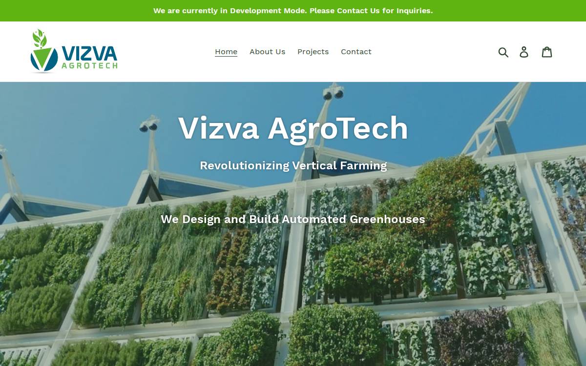 Vizva website preview