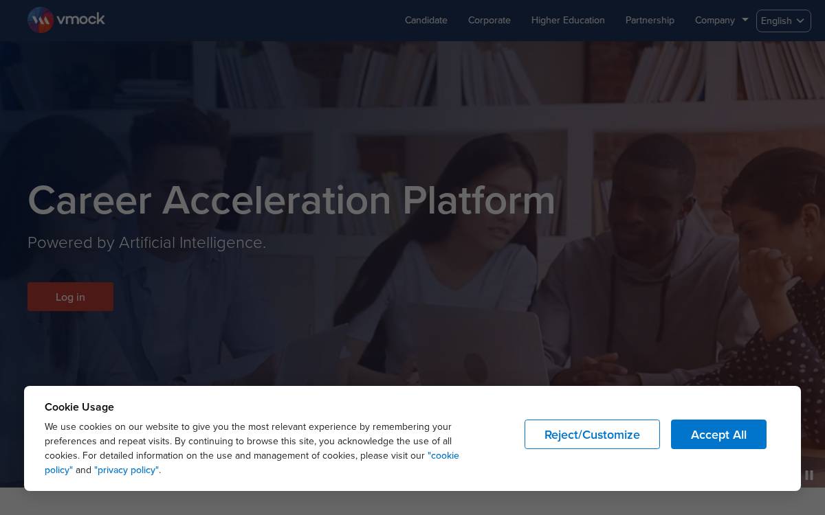 VMock website preview