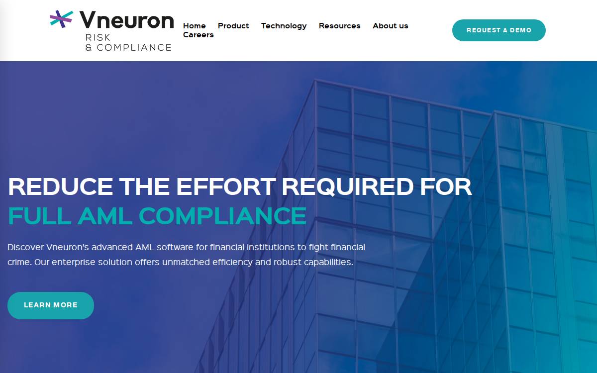 Vneuron website preview