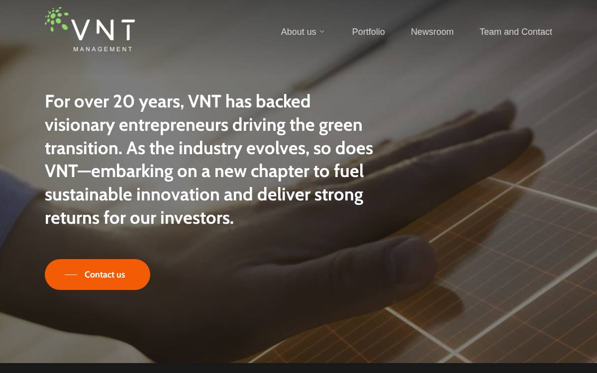 Vntm website preview