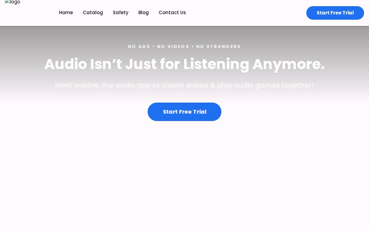 Vobble website preview
