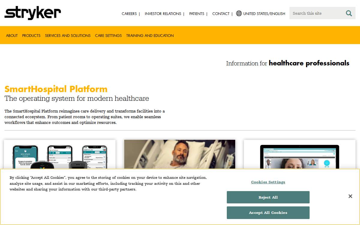 Vocera website preview
