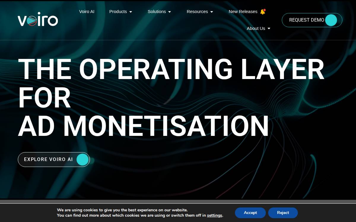 Voiro website preview