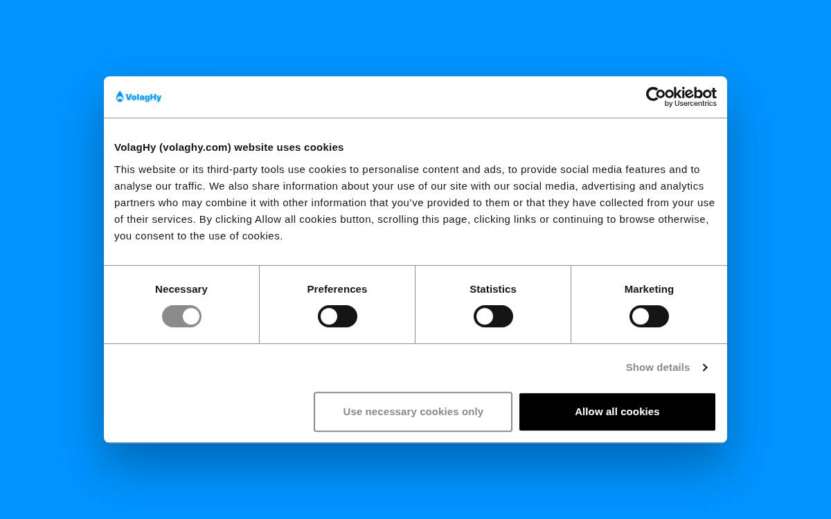 VolagHy website preview