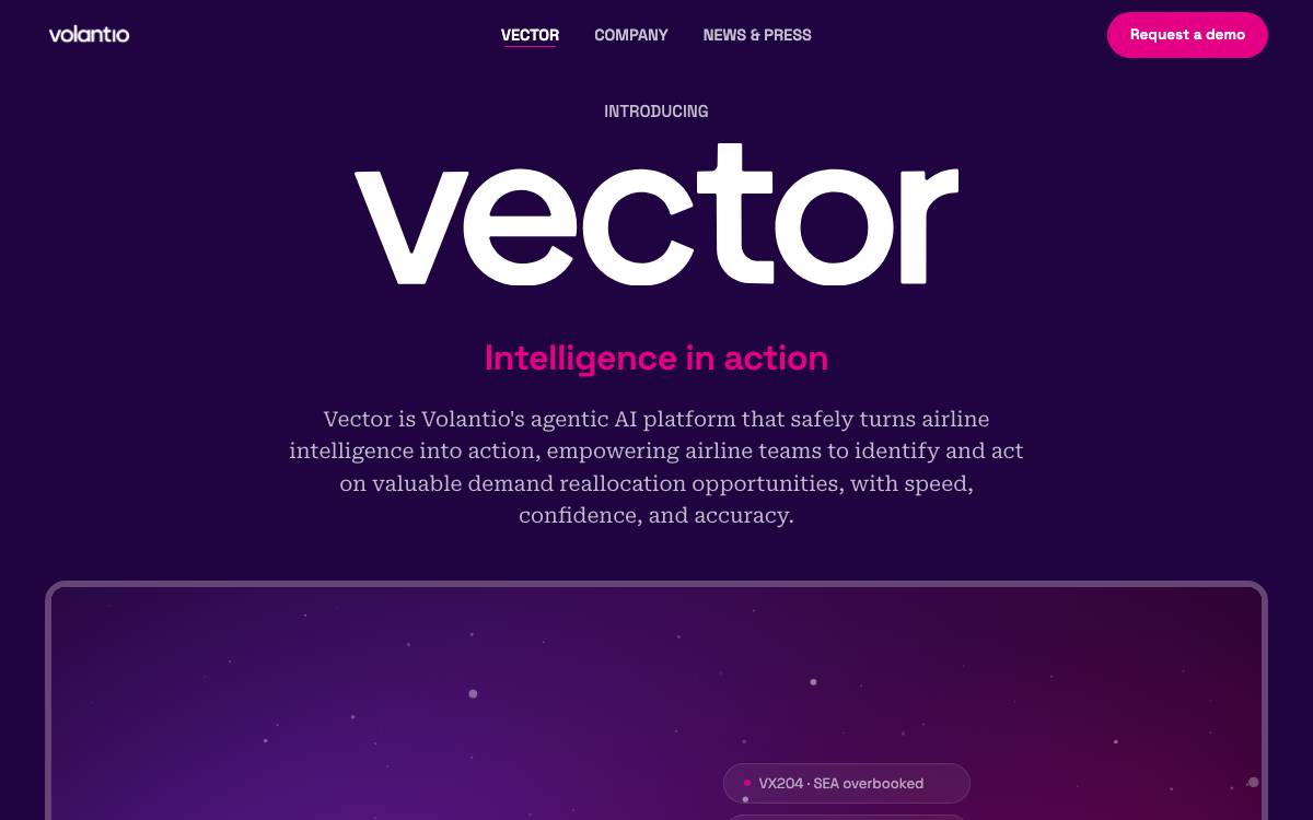 Volantio website preview