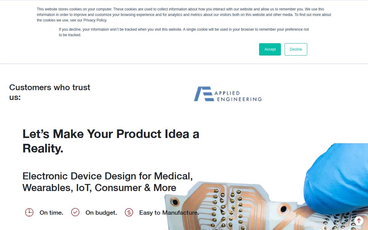 Voler Systems website preview
