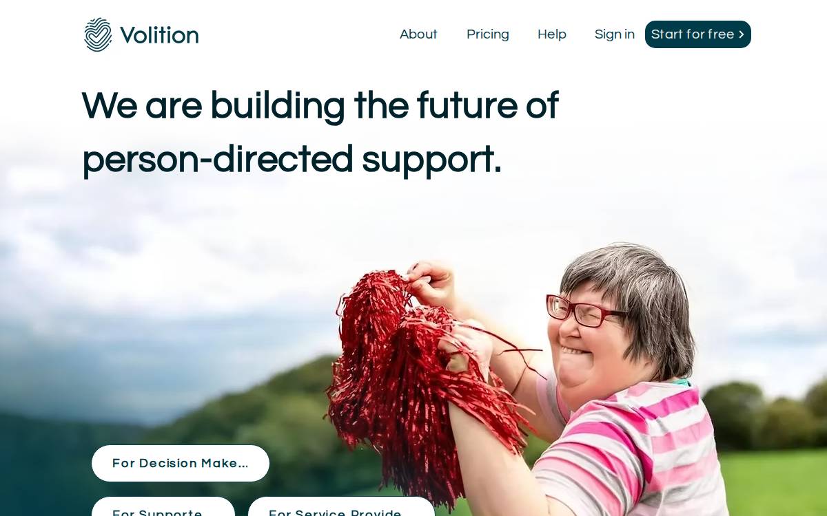 Volition website preview