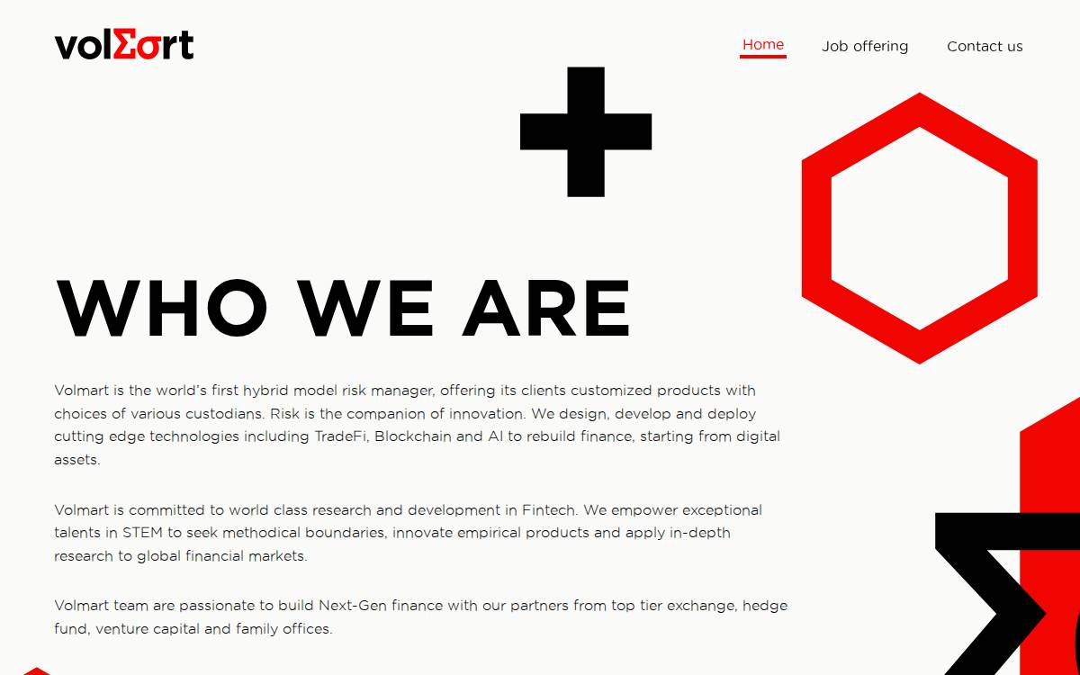 Volmart website preview