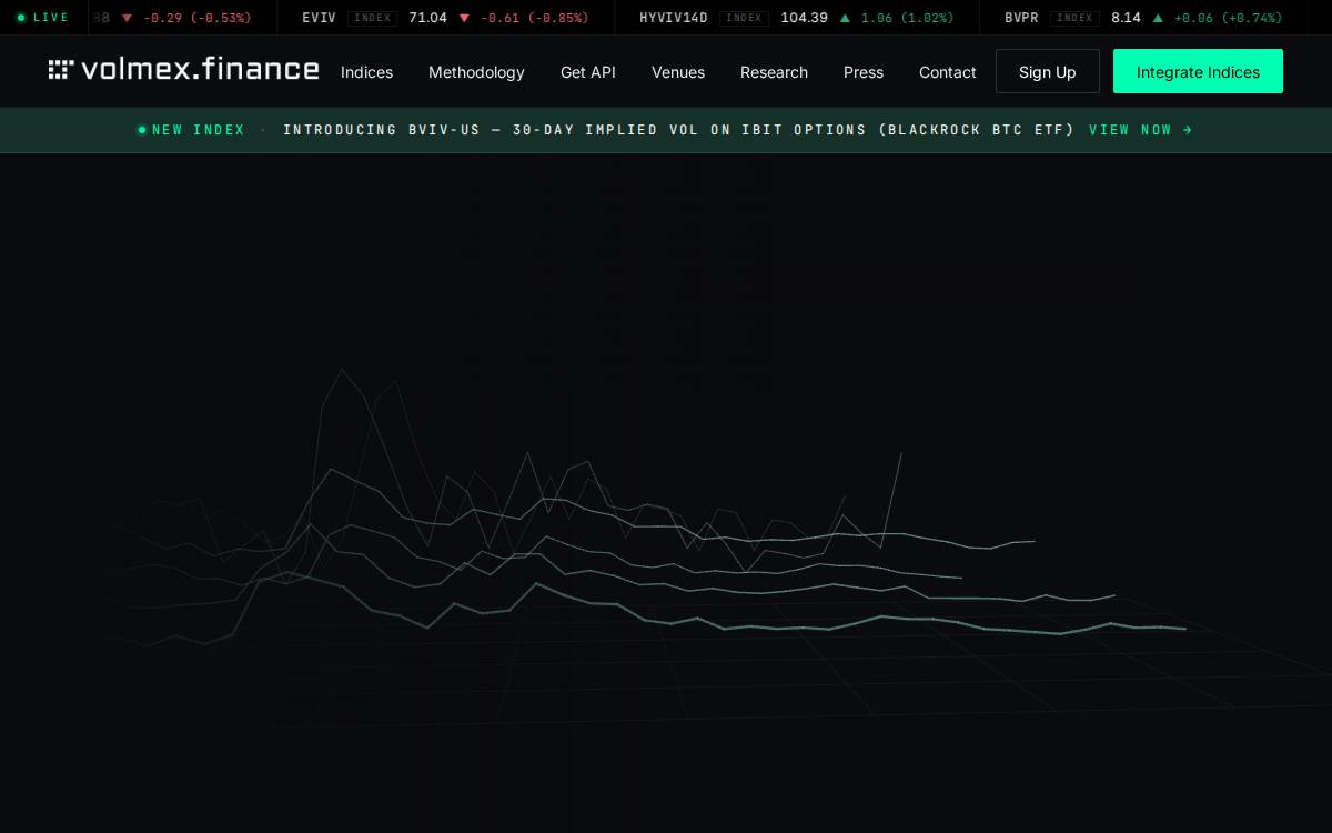 Volmex website preview