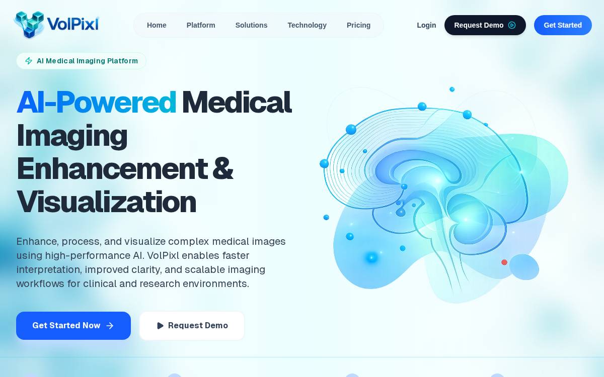 Volpixl website preview