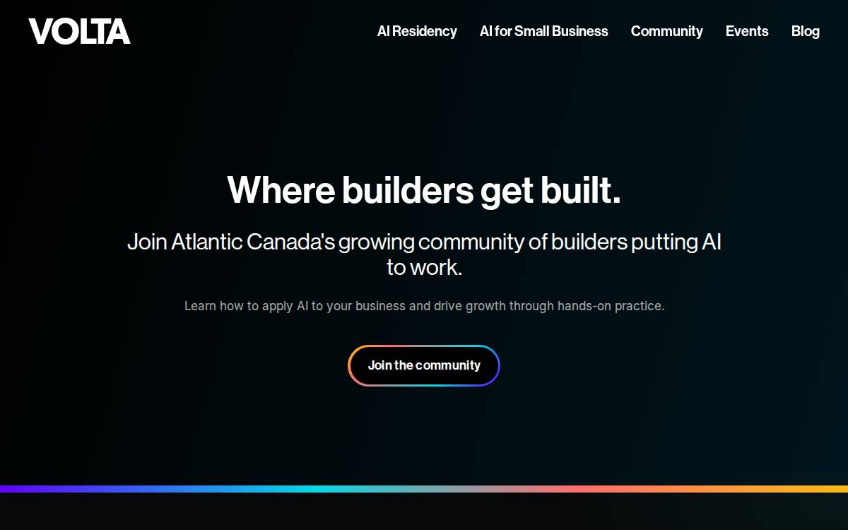 Volta website preview