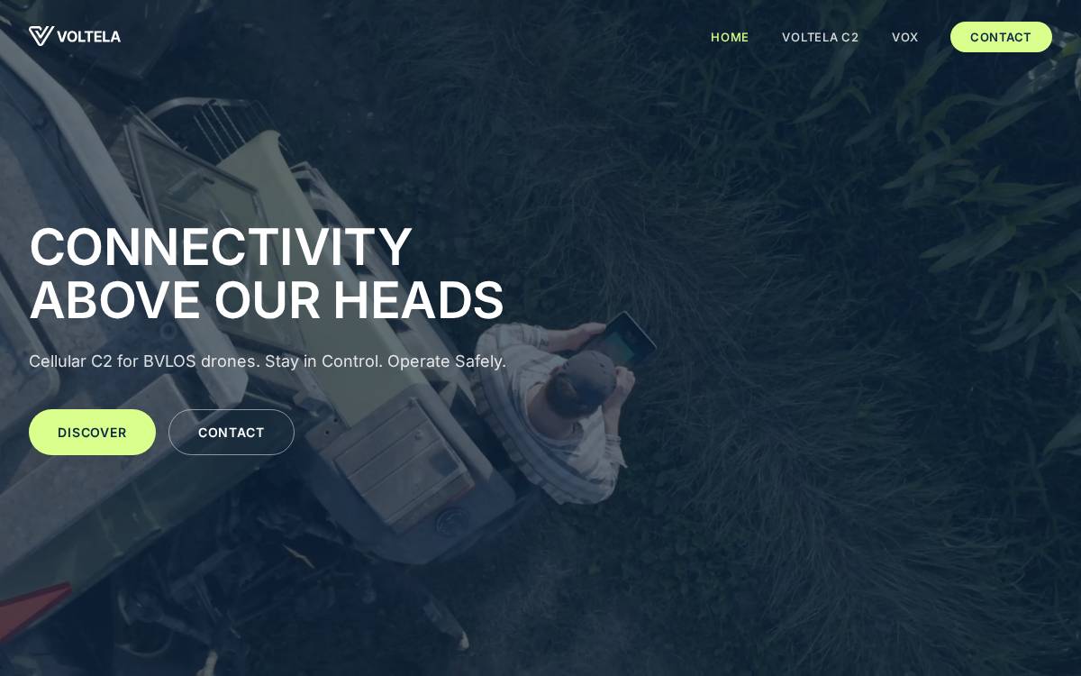 Voltela website preview