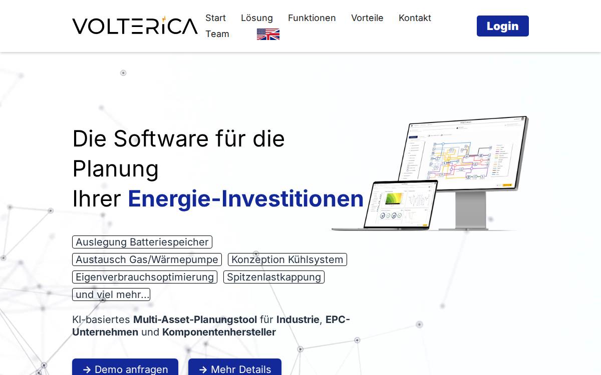 Volterica website preview