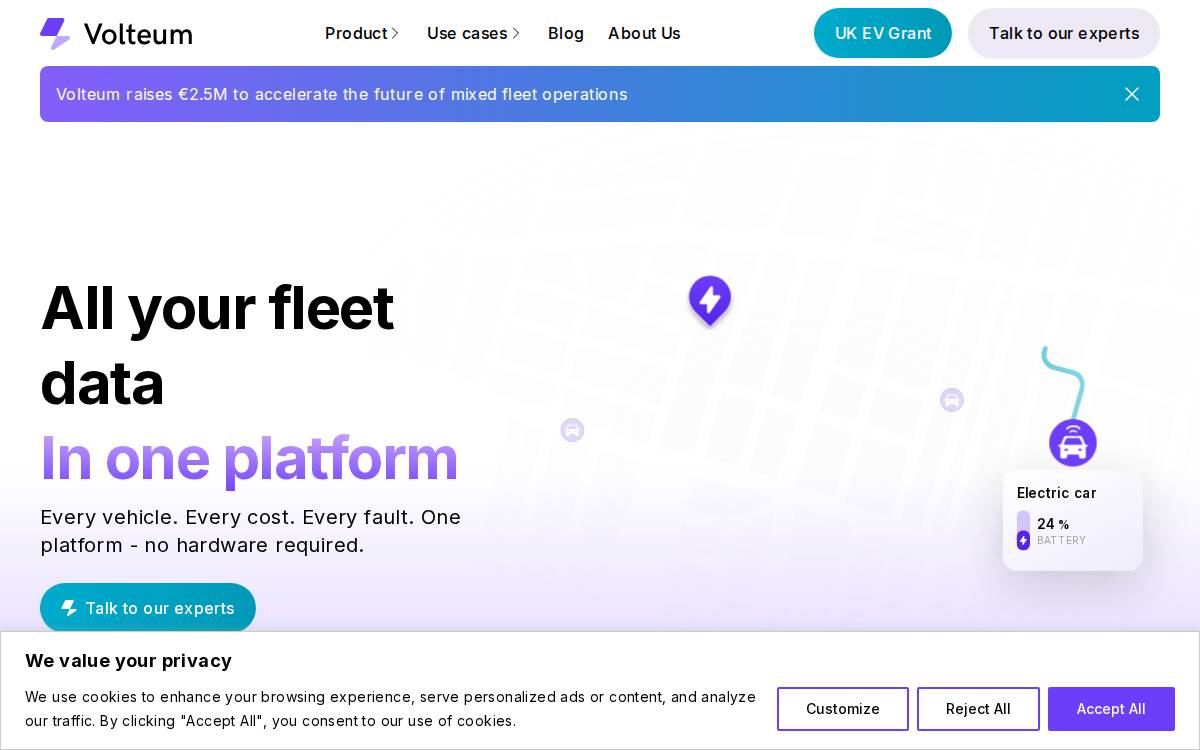 Volteum website preview
