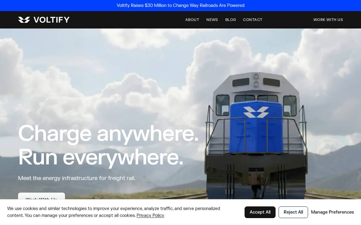 Voltify website preview