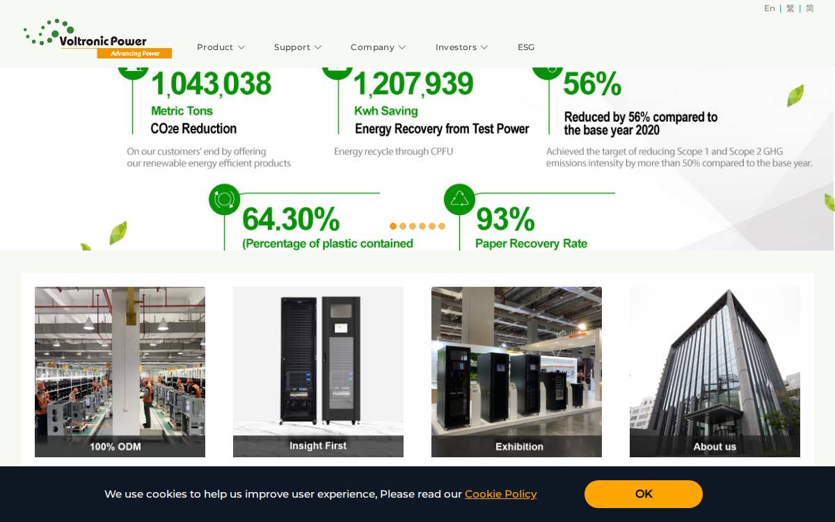 Voltronicpower website preview