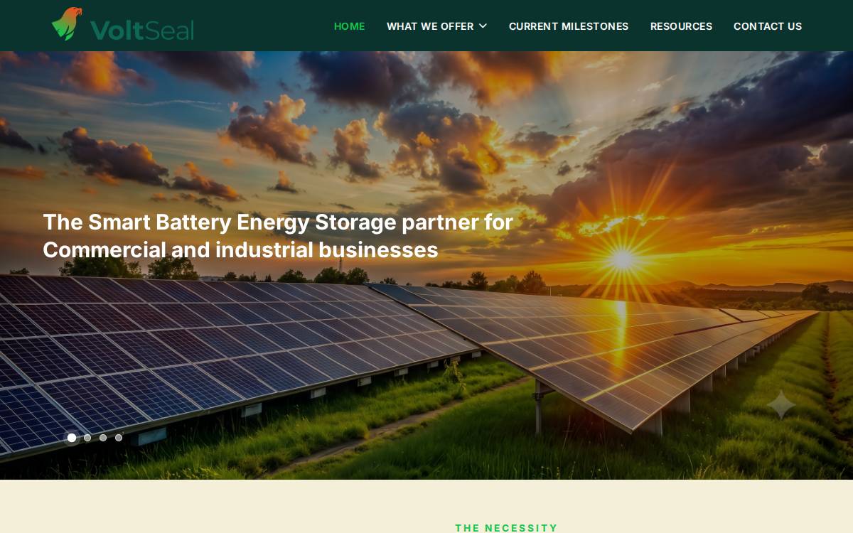 Voltseal website preview