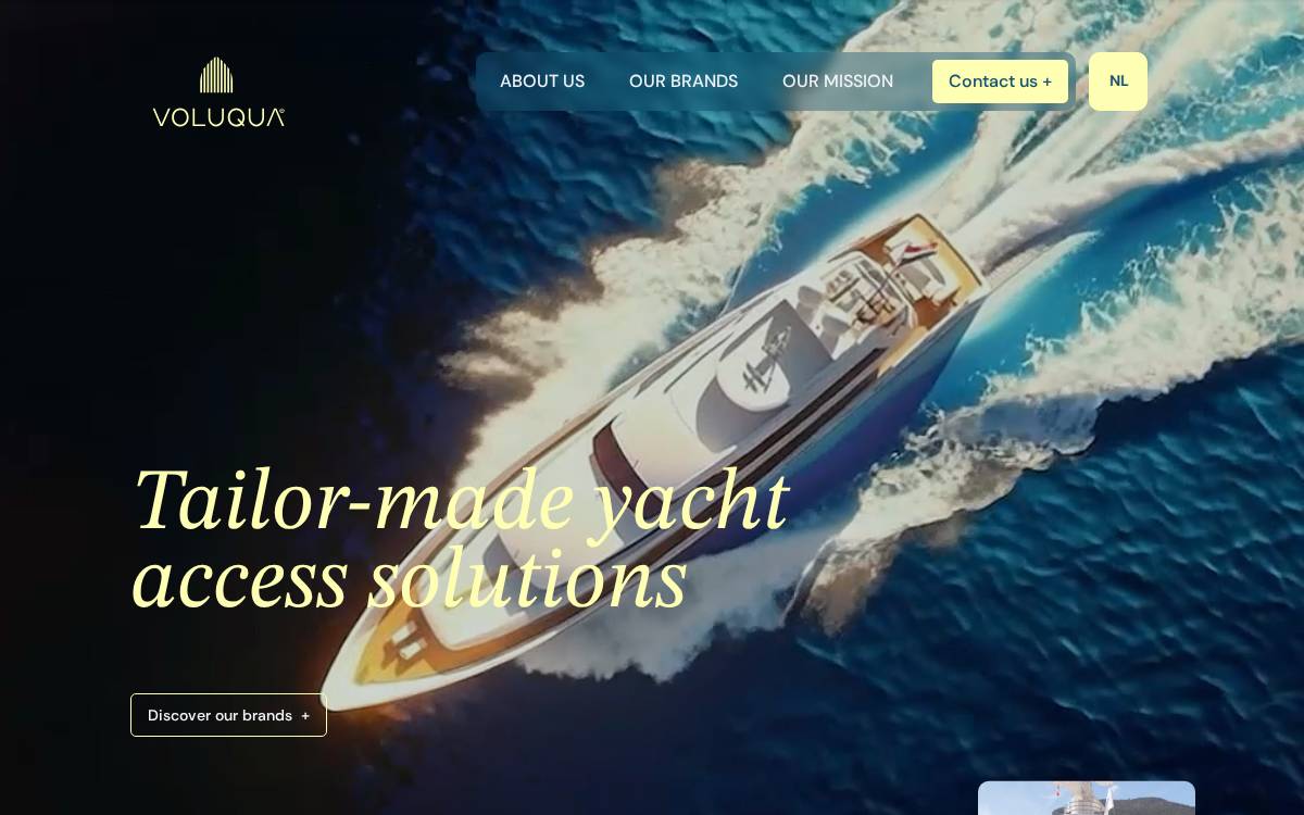 Voluqua website preview
