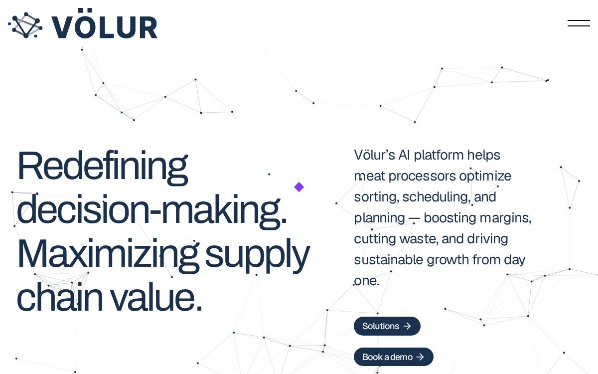 Volur website preview