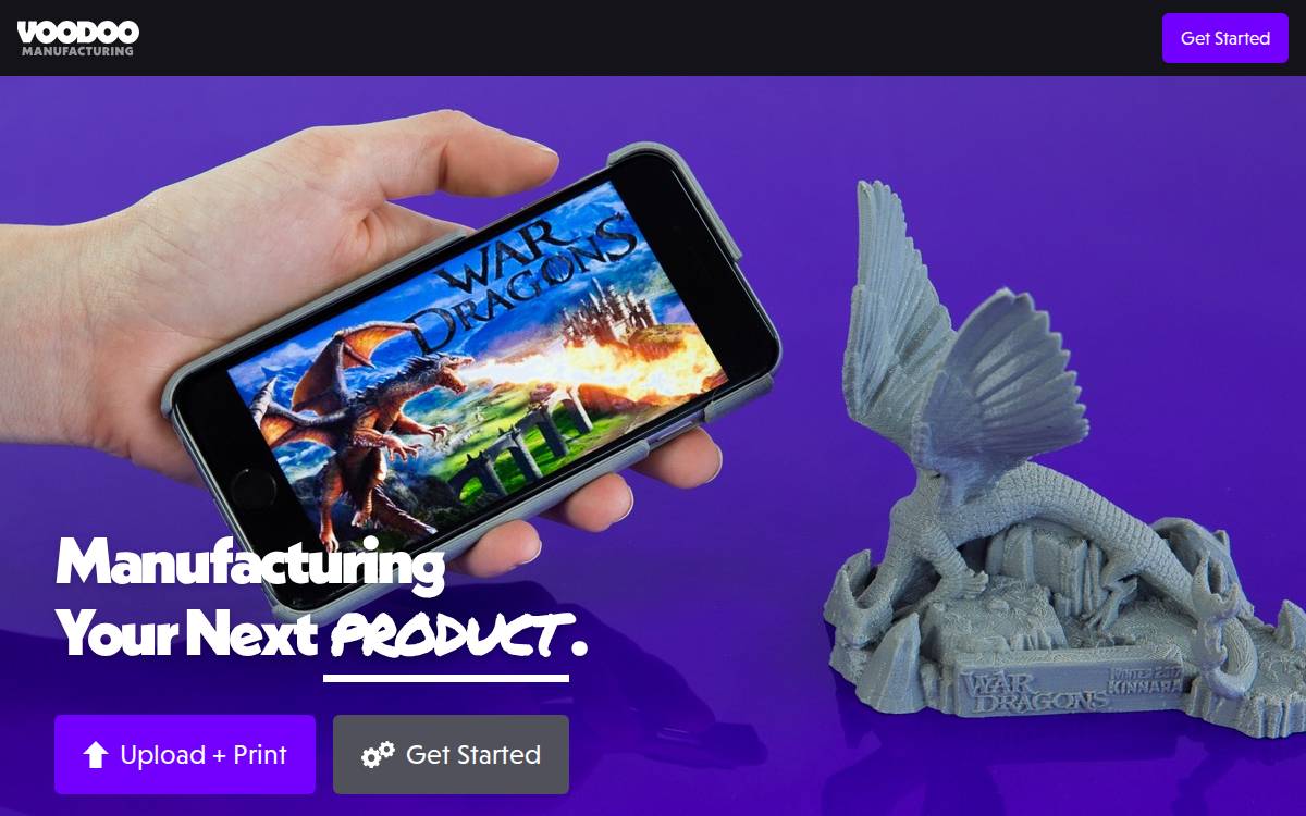 Voodoo Manufacturing website preview