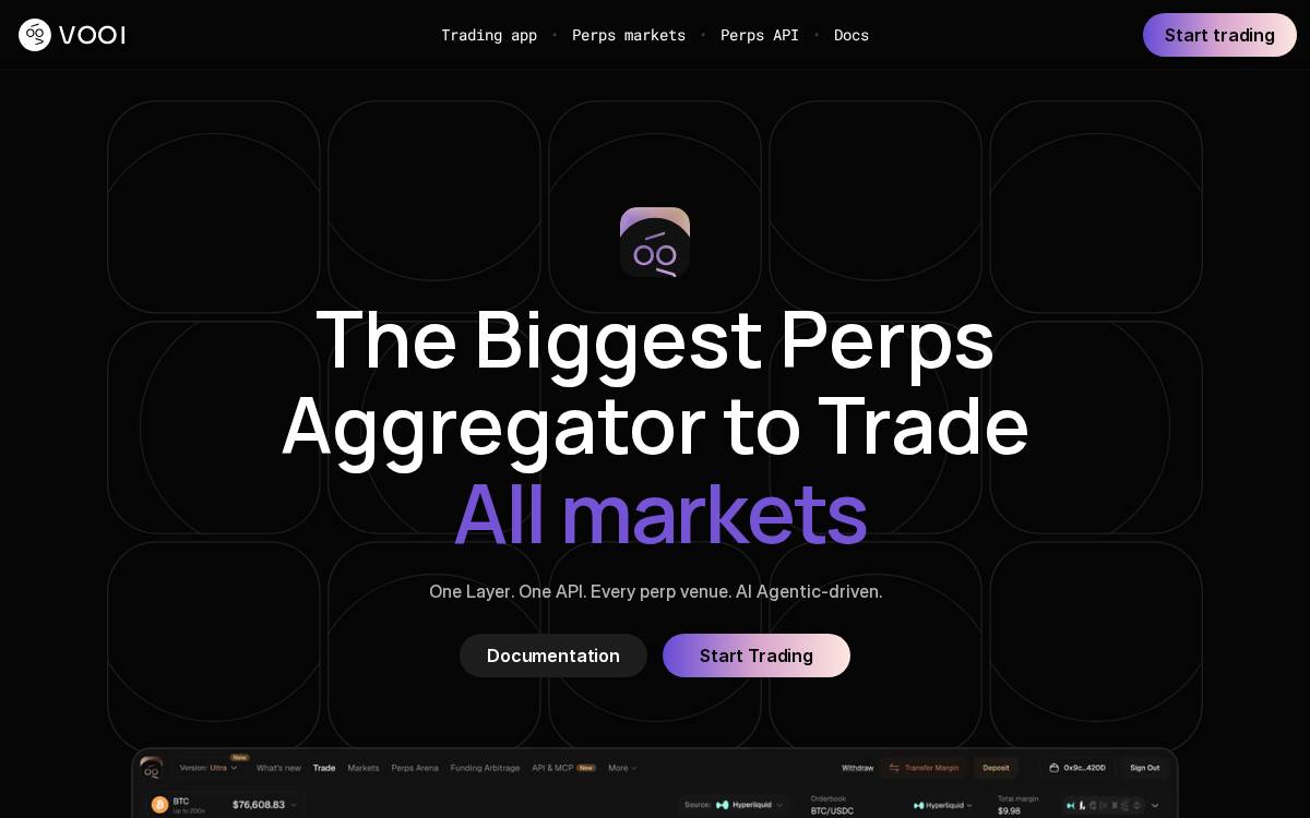 Vooi website preview