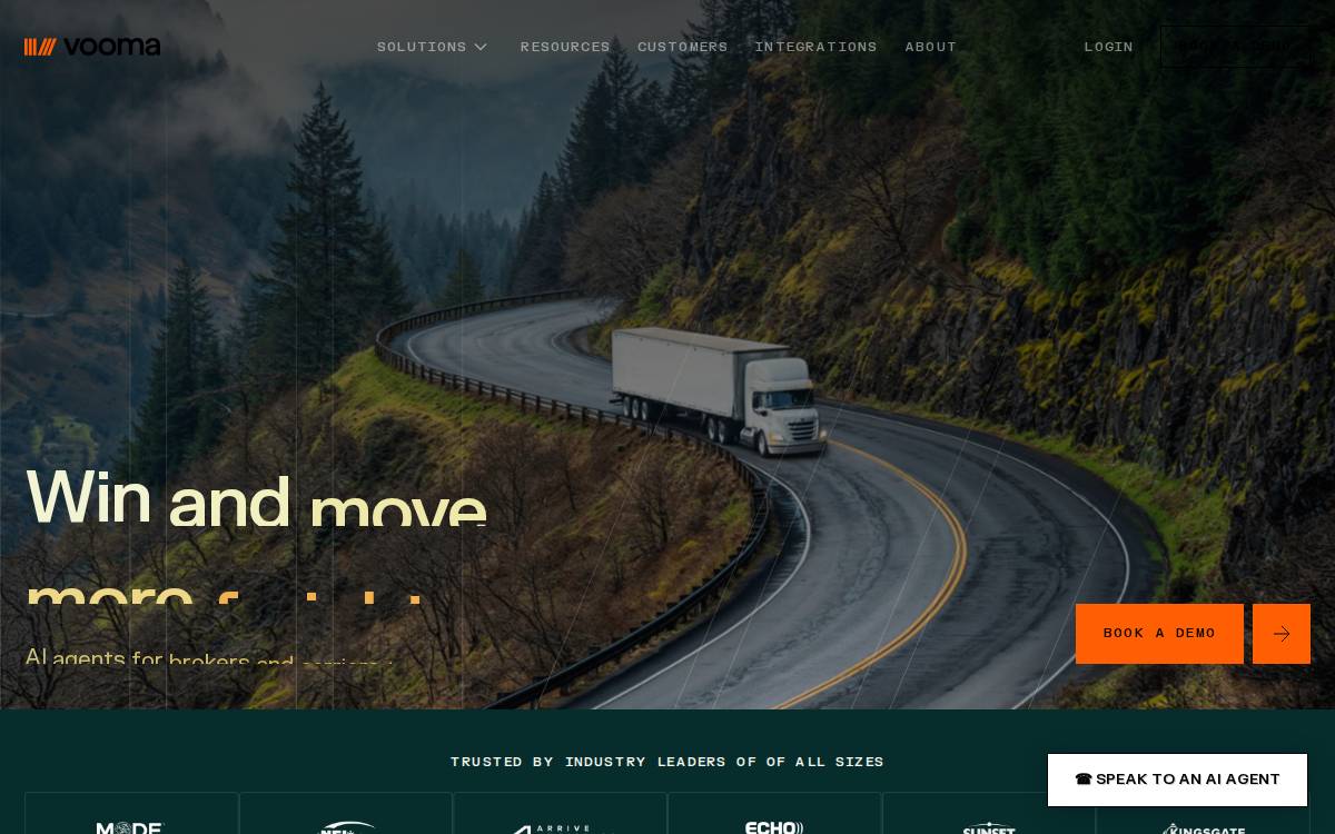 Vooma website preview