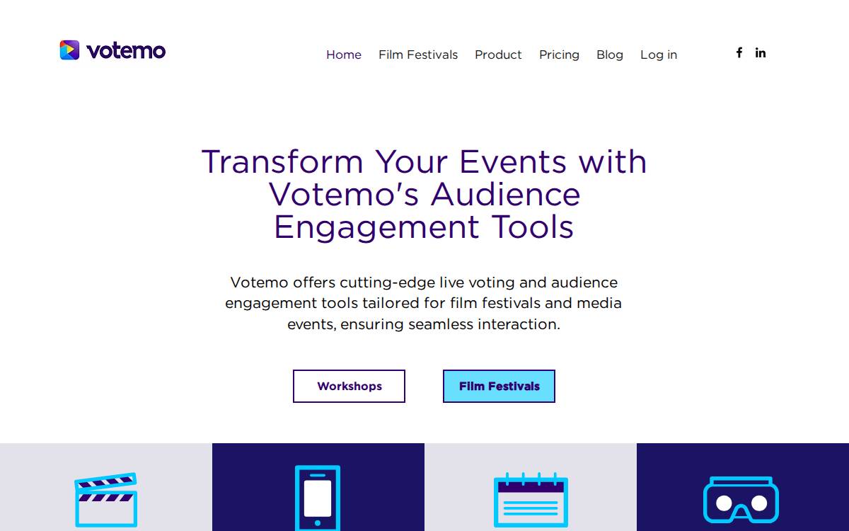 Votemo website preview