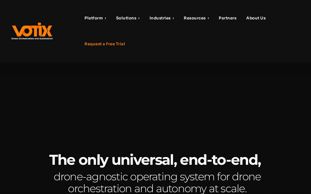 Votix website preview