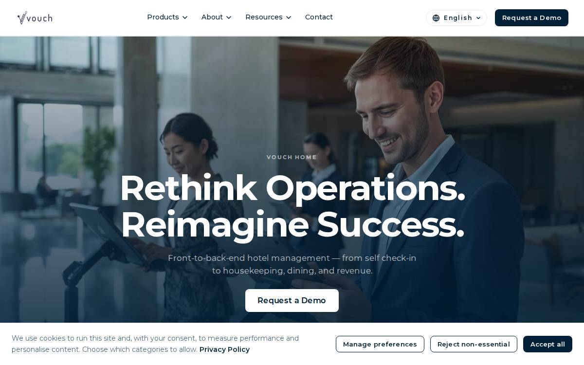 Vouch website preview