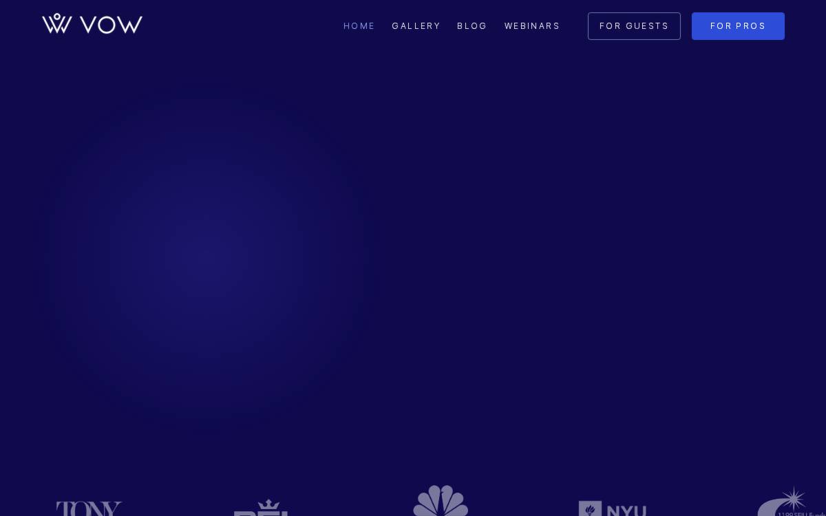 VOW website preview