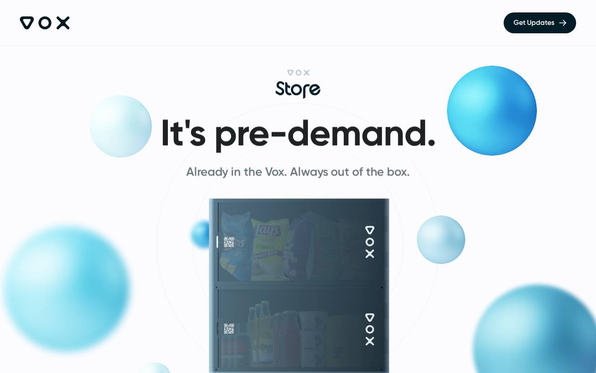 Vox Technologies website preview