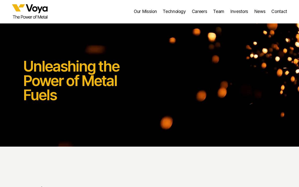 Voya Energy website preview