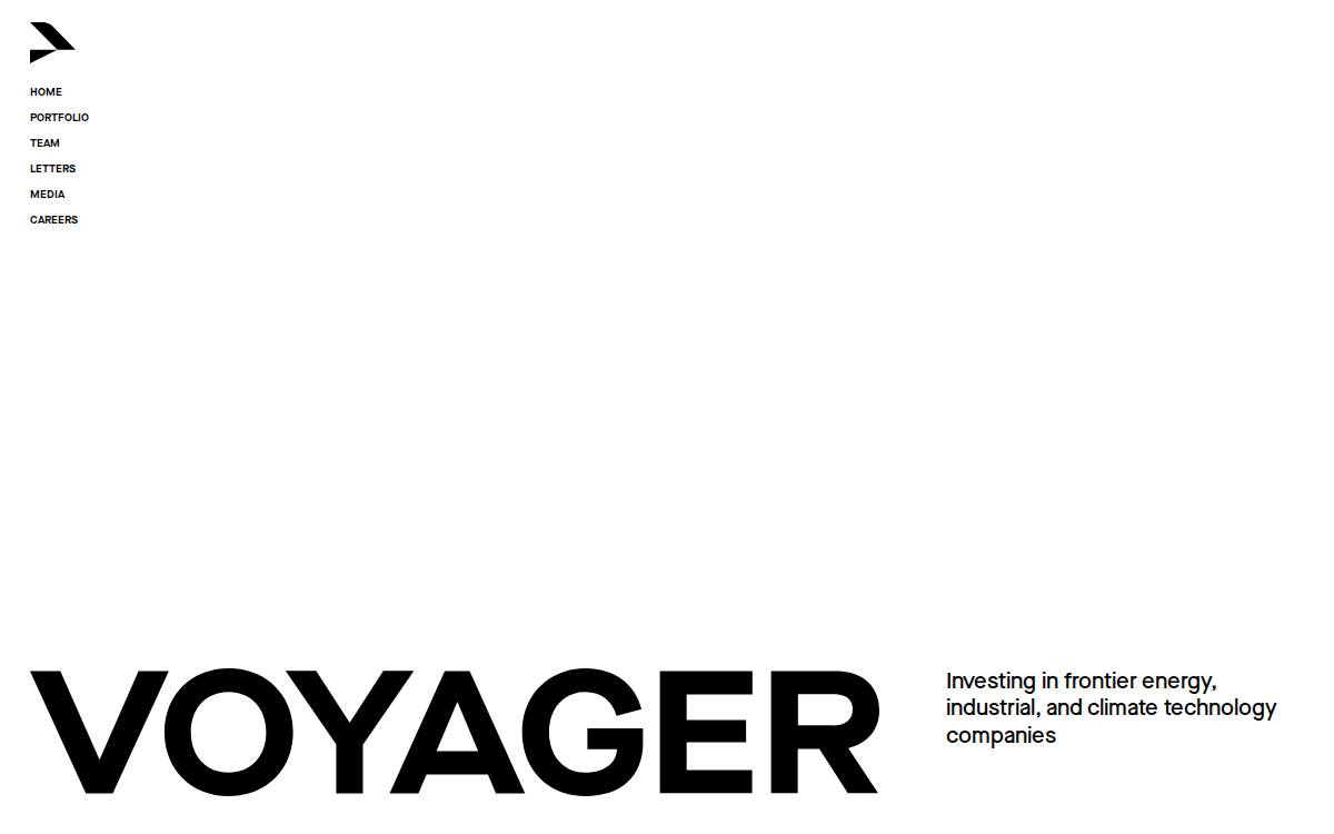 Voyager Ventures website preview