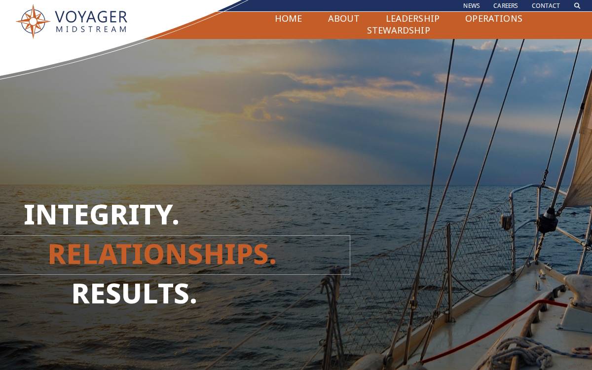 Voyagermidstream website preview