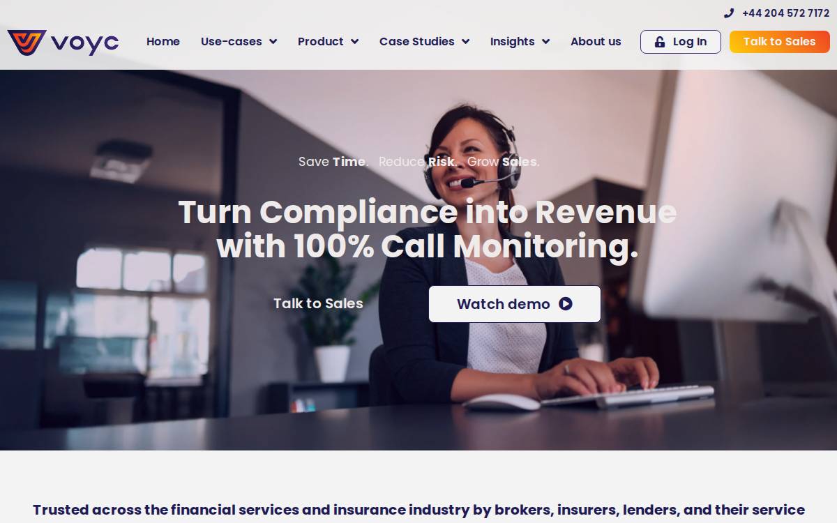Voyc website preview