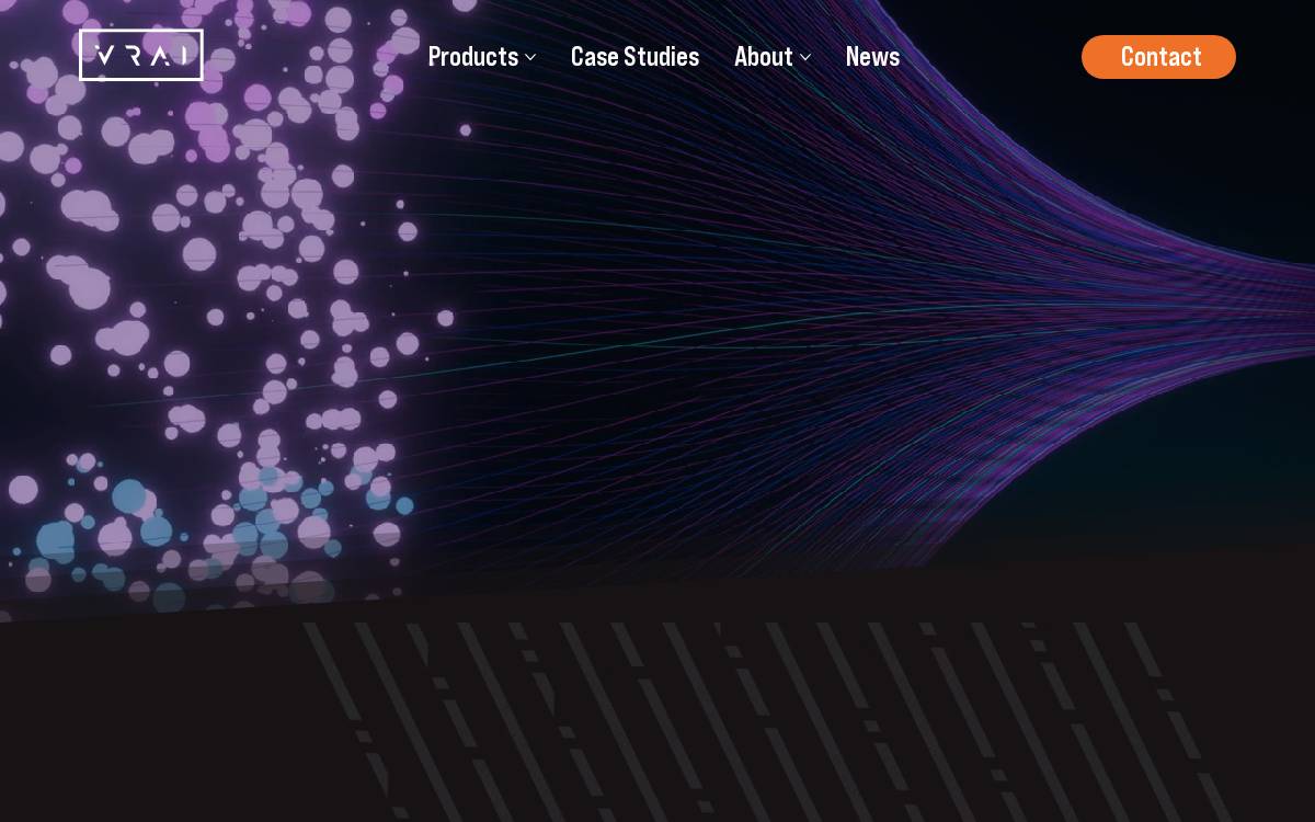 Vraisimulation website preview