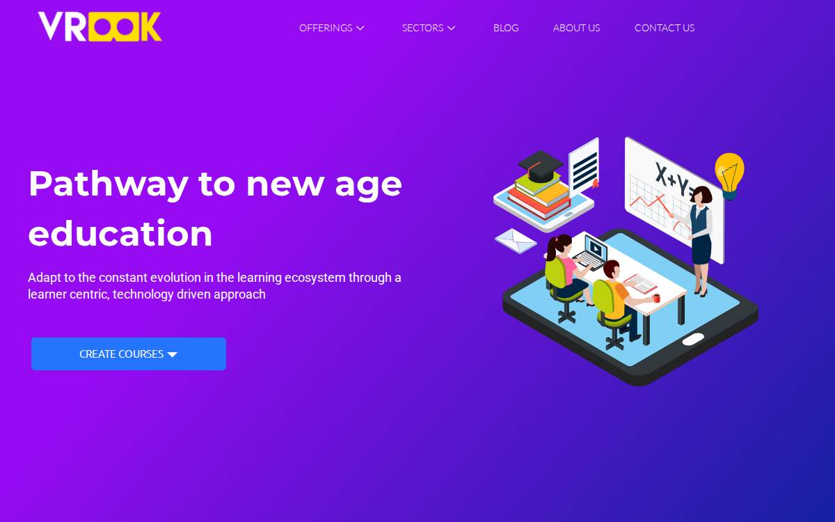 vrook website preview