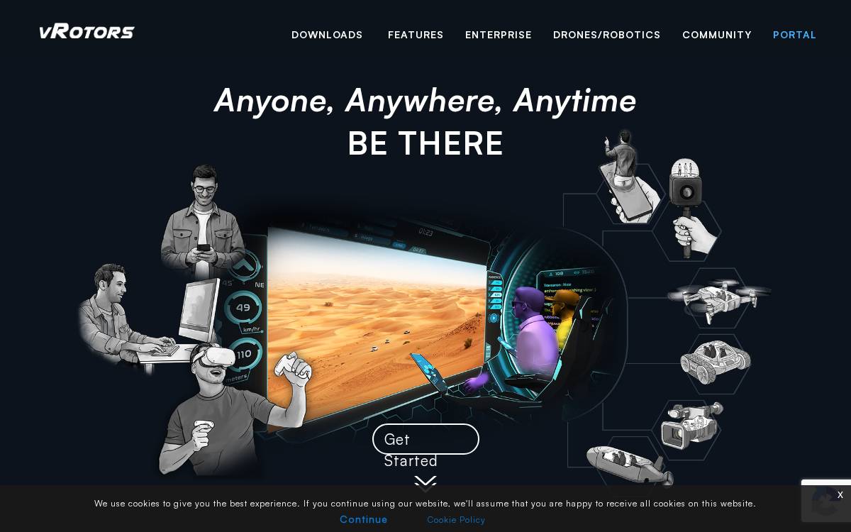 vRotors website preview