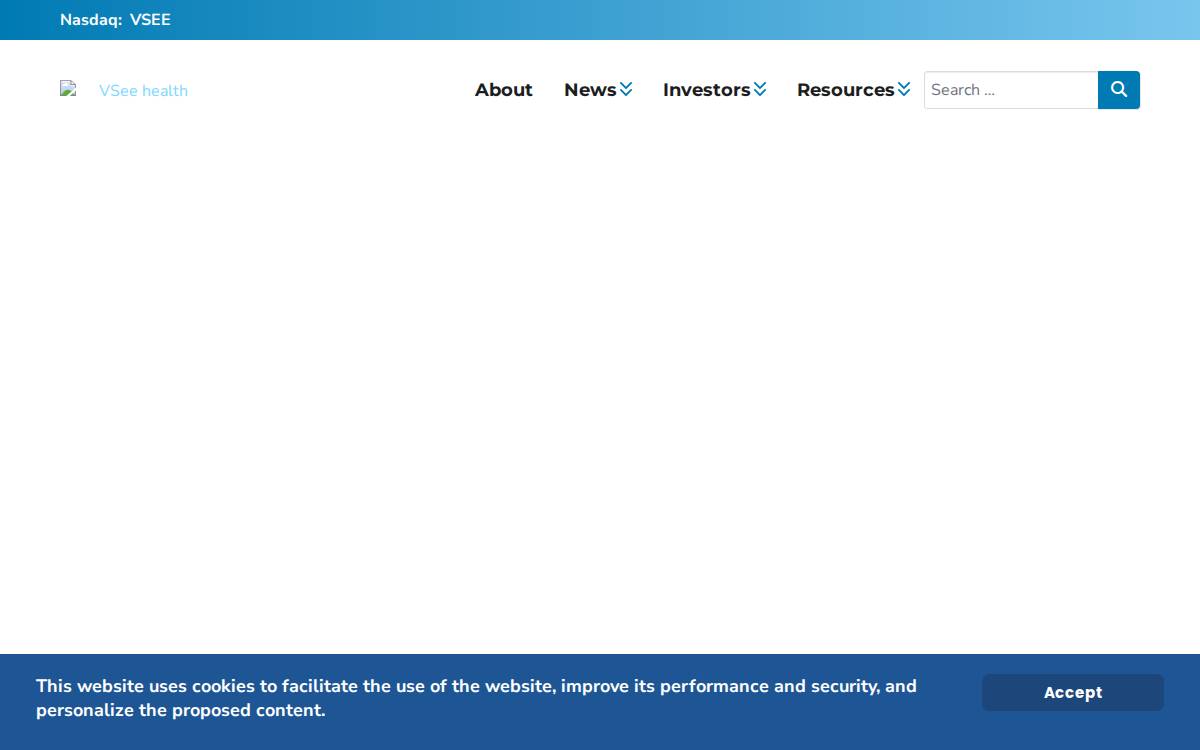 Vsee Health website preview