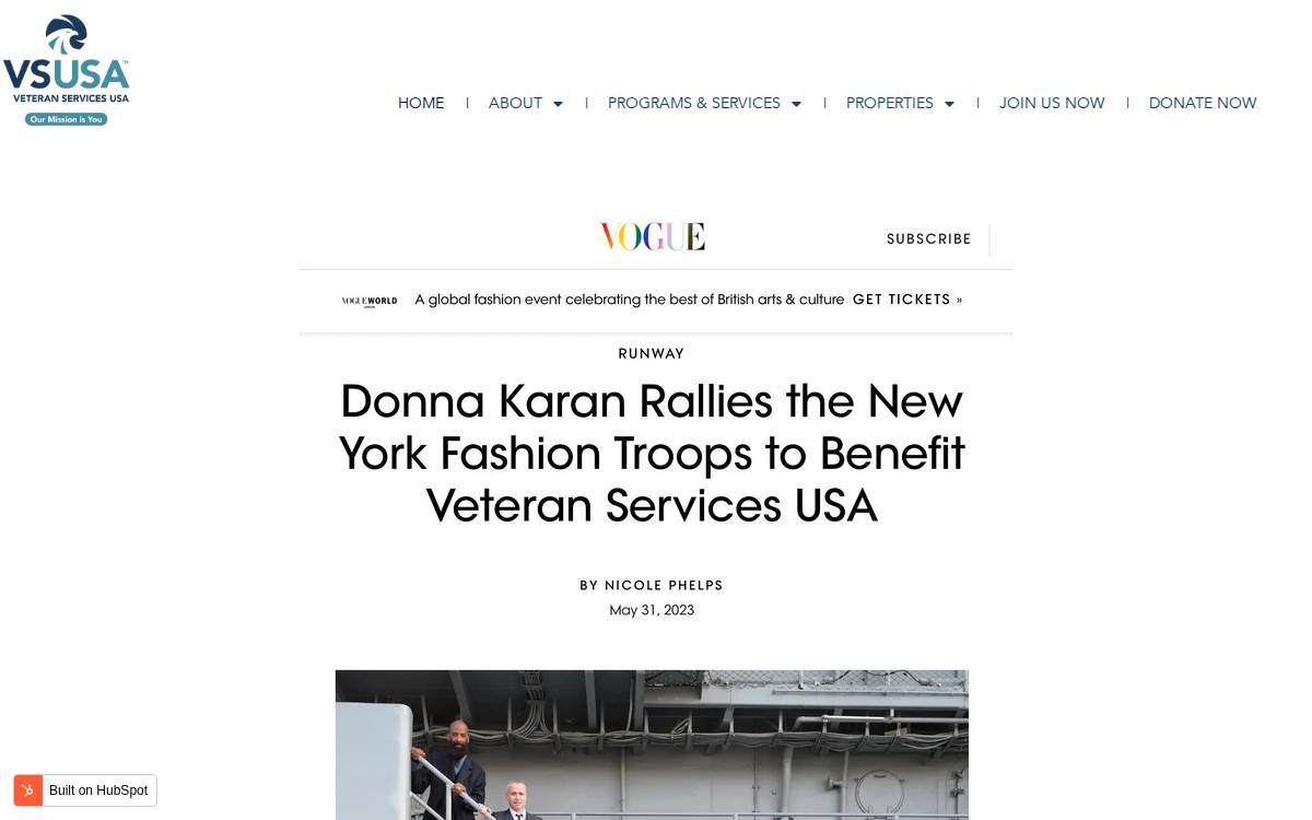 Vsusa website preview