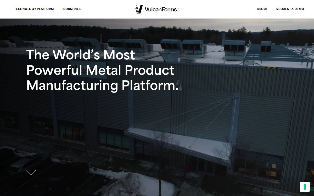 Vulcan Forms website preview