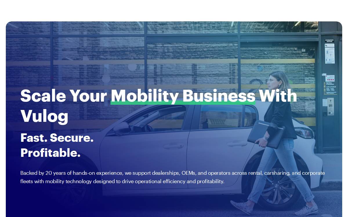 Vulog website preview