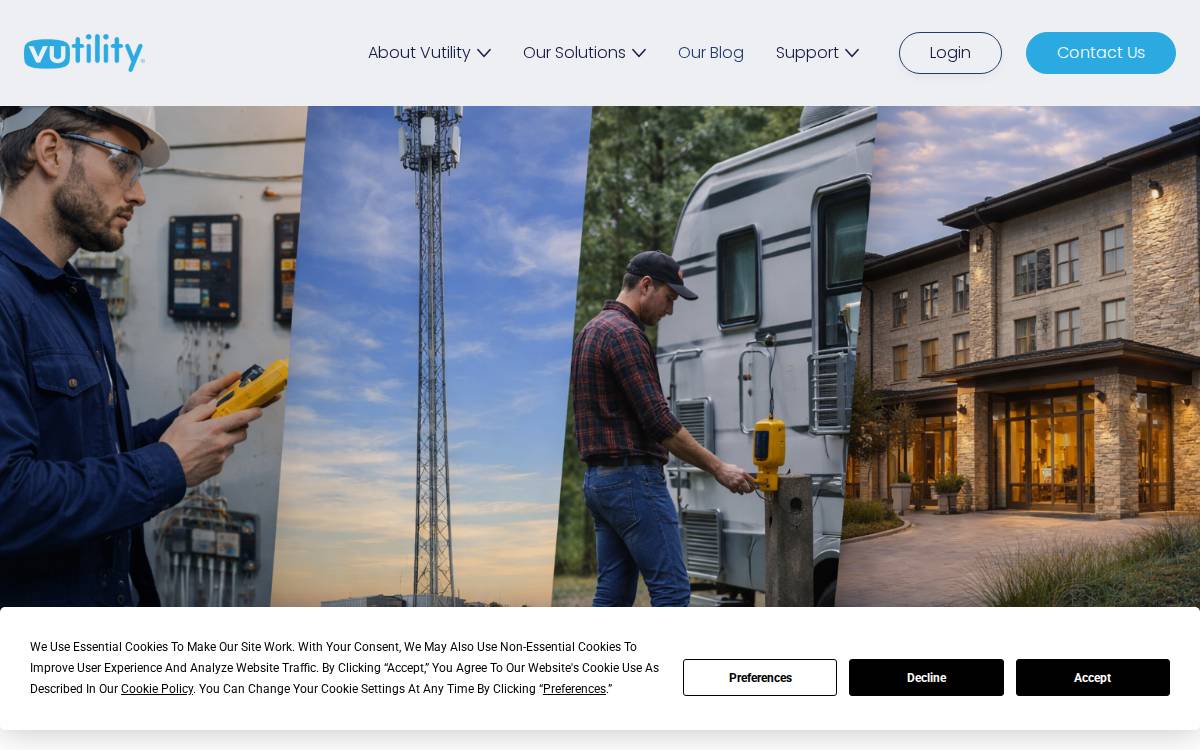 Vutility website preview