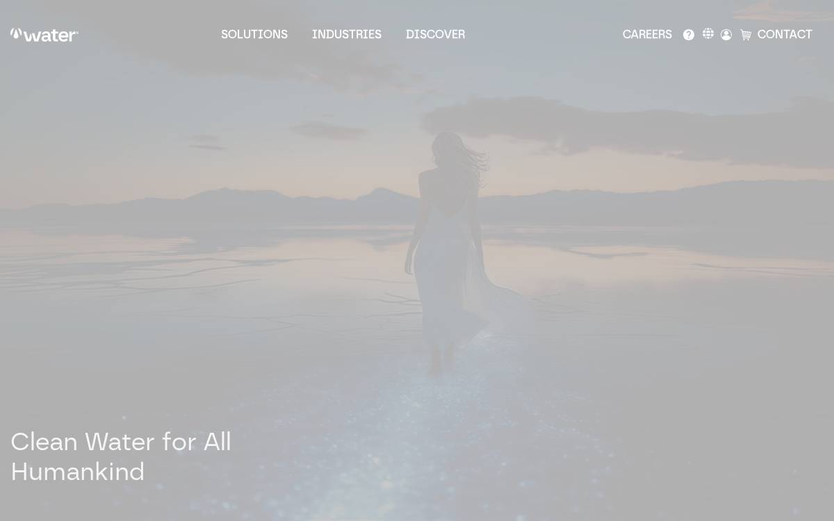 Vvater website preview