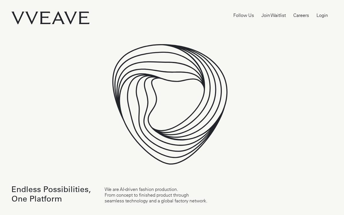 Vveave website preview