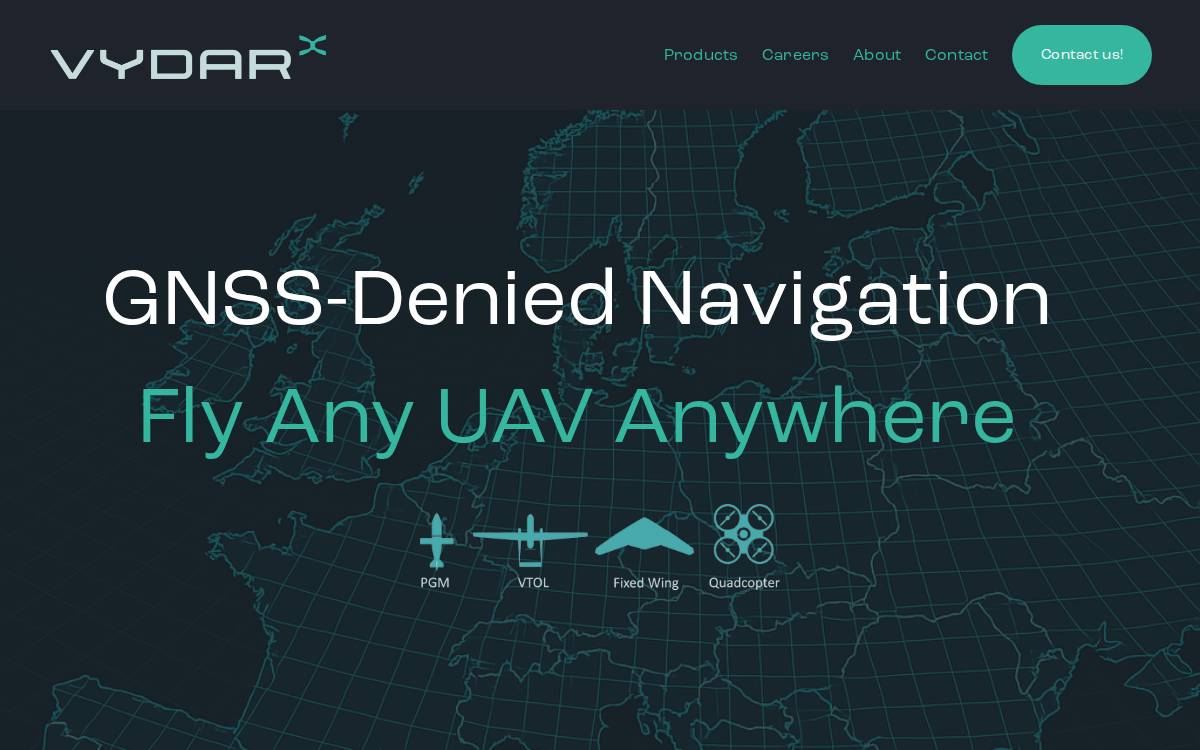 Vydar Group website preview