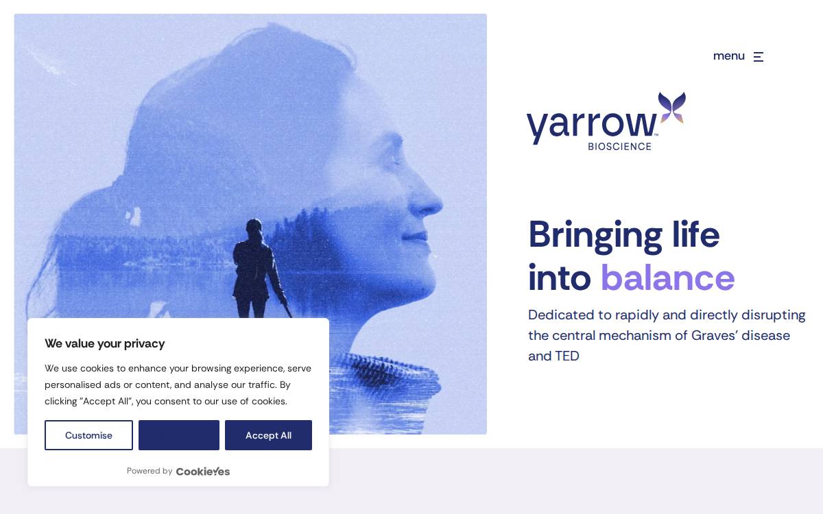 Vyne Therapeutics website preview