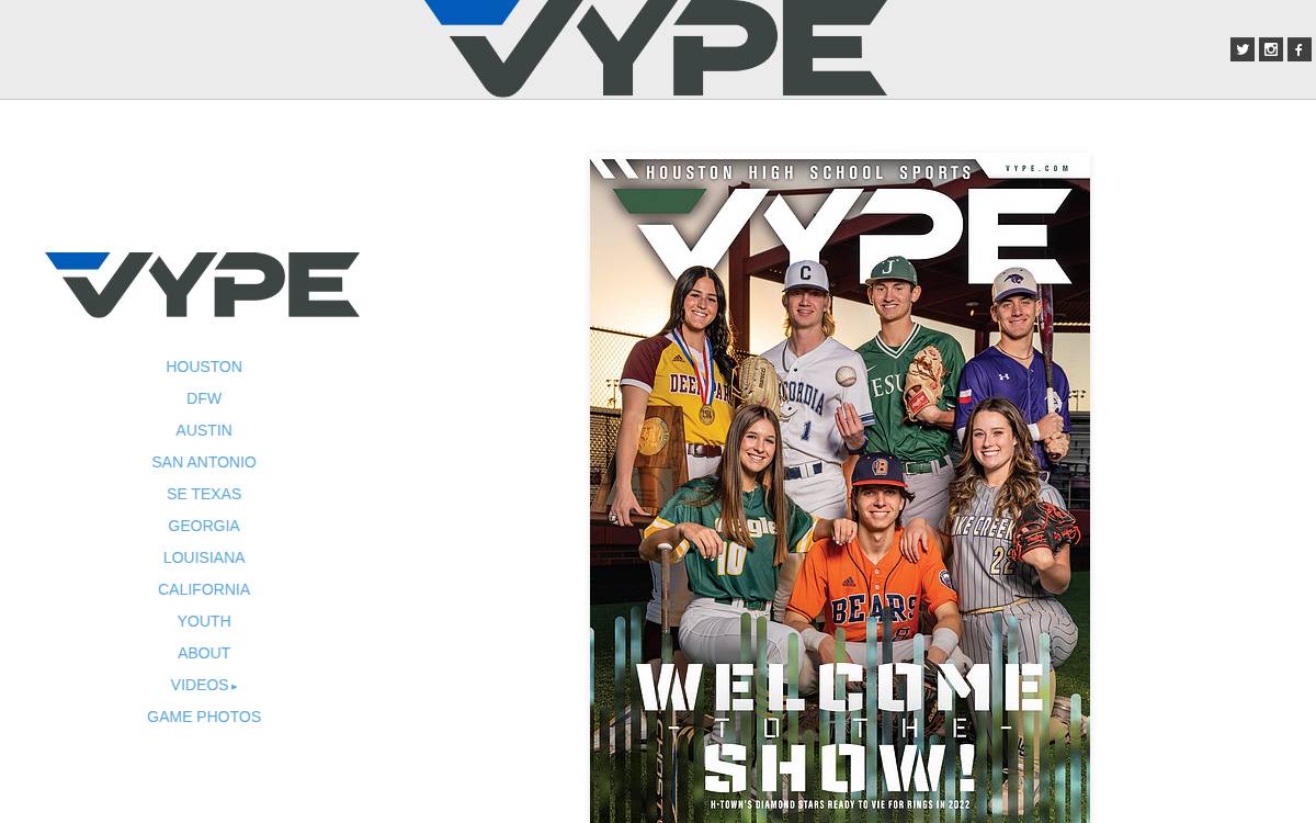 Vype Media website preview