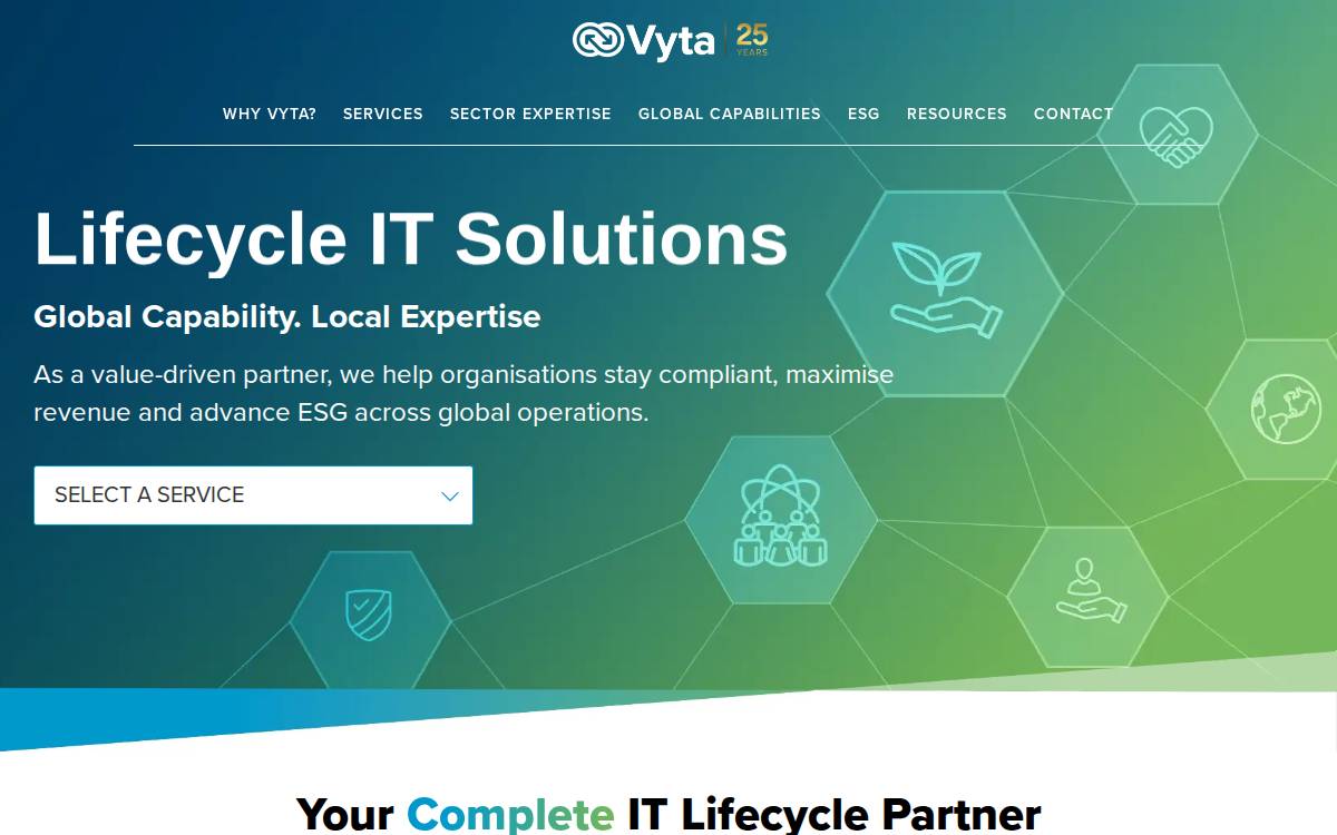 Vyta website preview