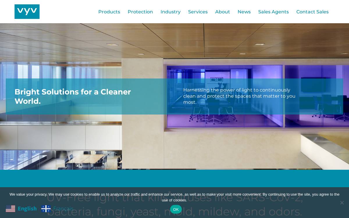 Vyv website preview